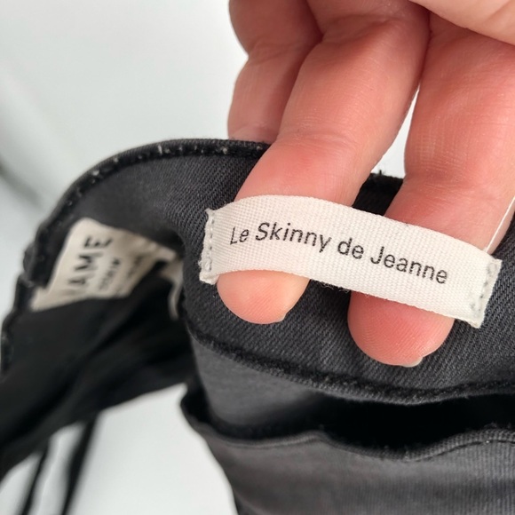 FRAME Jeans Le Skinny De Jeanne Grey Stretch Denim Gray Super Soft 27 Grays Inn - Picture 10 of 11